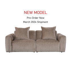 Babila Sofa in Aura Timberwolf