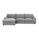 Helios Left Hand Facing Sectional in Orion Stone