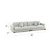 Juno 4 Seat Sofa Bella Light Grey