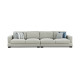 Juno 4 Seat Sofa Bella Light Grey