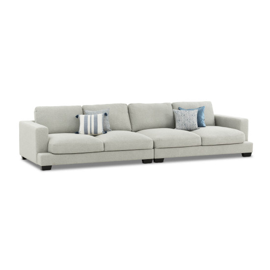 Juno 4 Seat Sofa Bella Light Grey