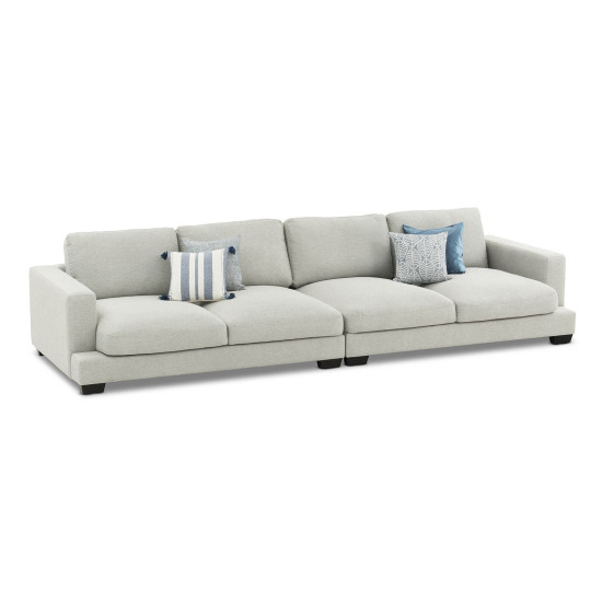 Juno 4 Seat Sofa Bella Light Grey