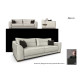 Orsini Sofa in Sterling Dark Tan Semi-Aniline Leather