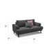 Vulcan Loveseat in Star Dark Grey