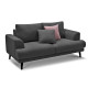 Vulcan Loveseat in Star Dark Grey