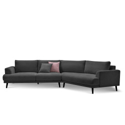 Vulcan Right Facing Sectional  in Star Dark Grey