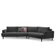 Vulcan Right Facing Sectional  in Star Dark Grey